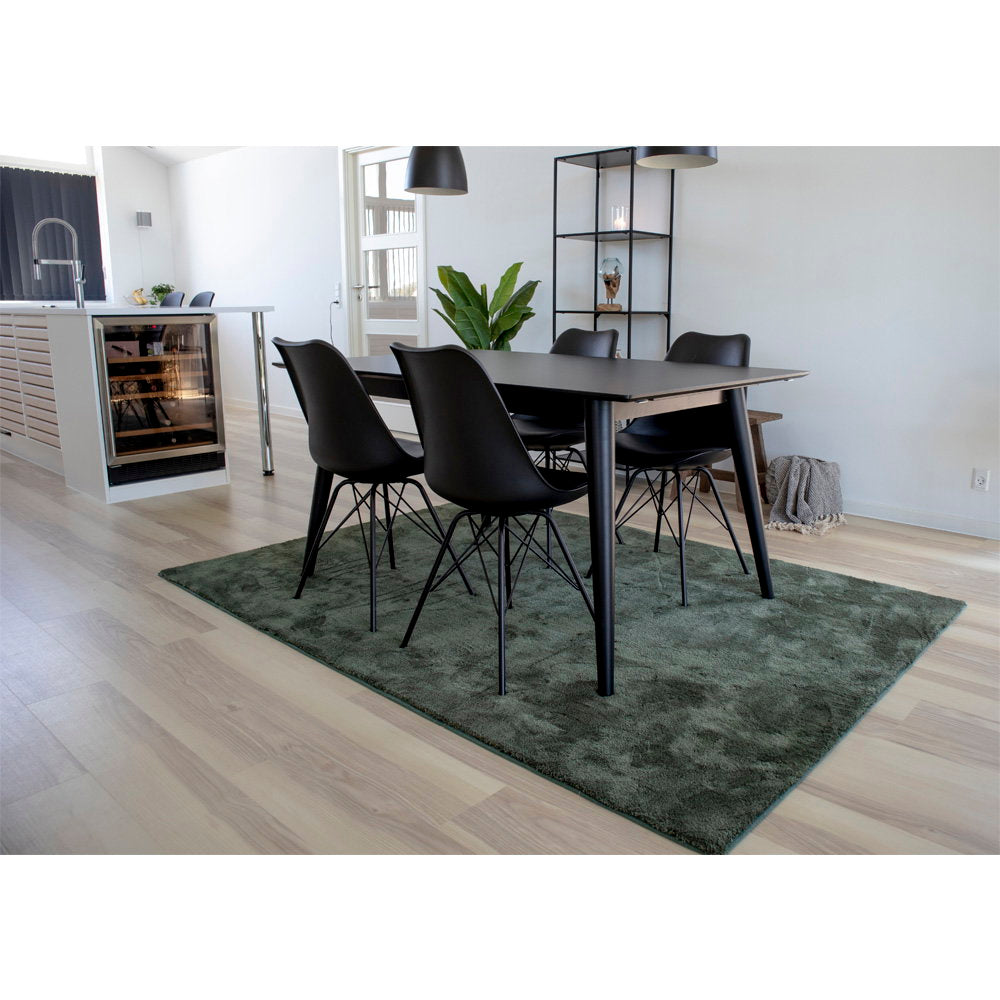 Oslo eetkamerstoel in zwart, set van 2