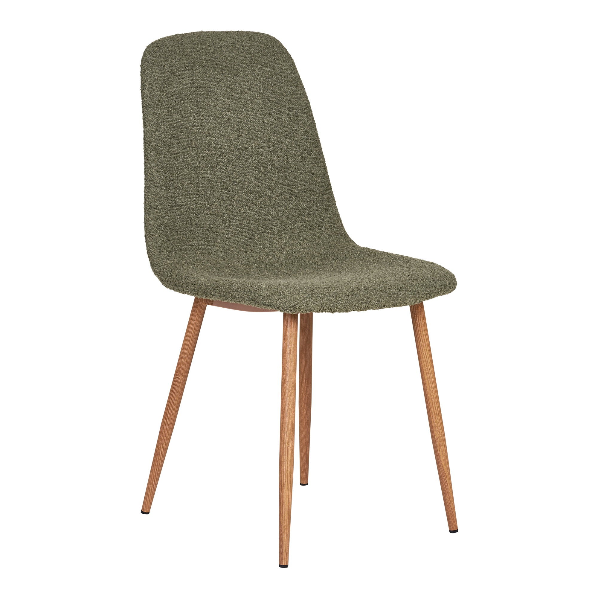Stockholm eetkamerstoel in bouclé, set van 2