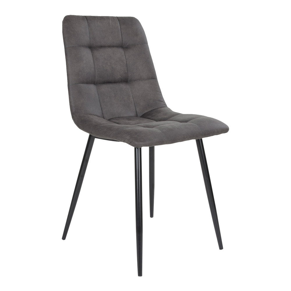 Middelfar microvezel in antraciet, set van 2