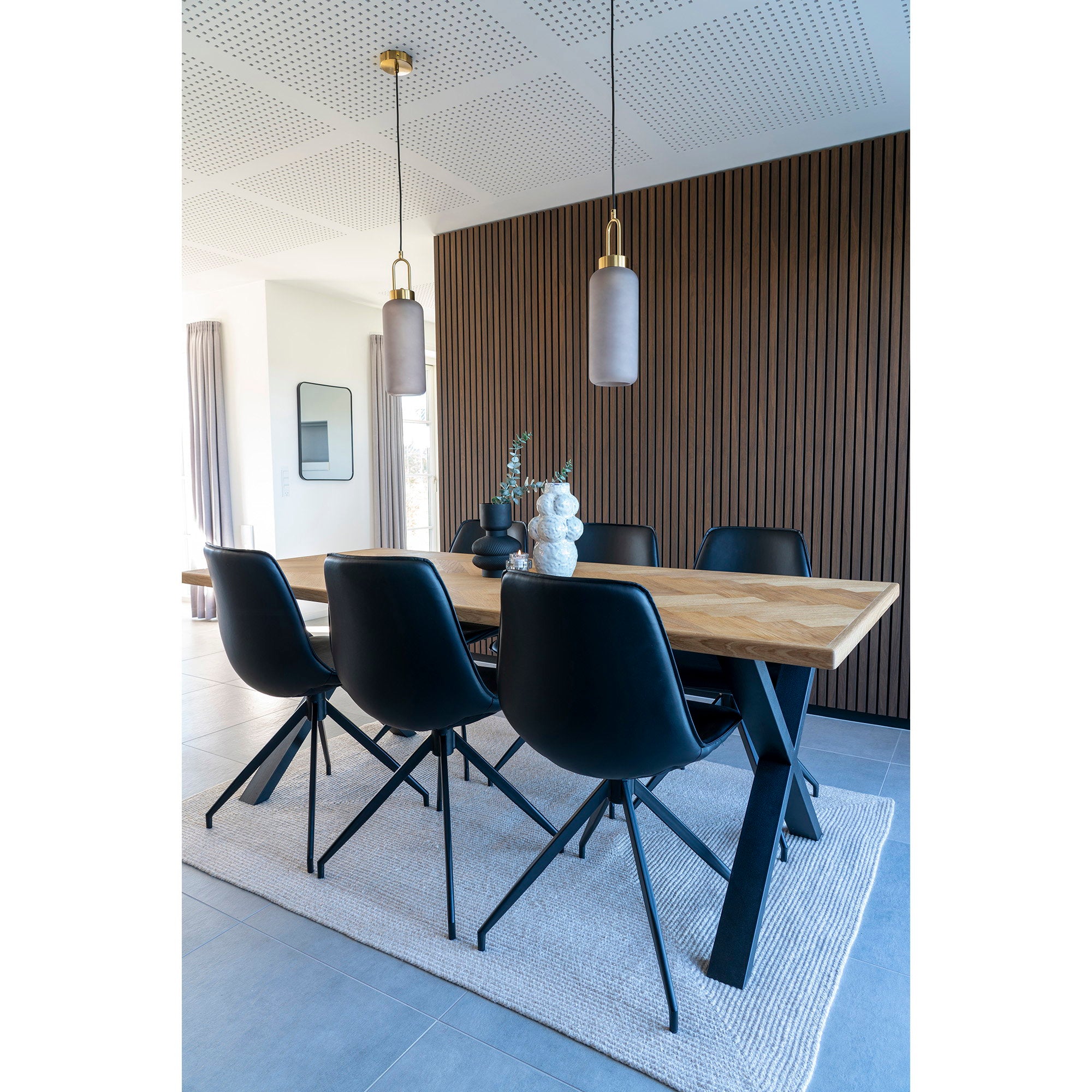 Monaco eetkamerstoel met swivel, set van 2