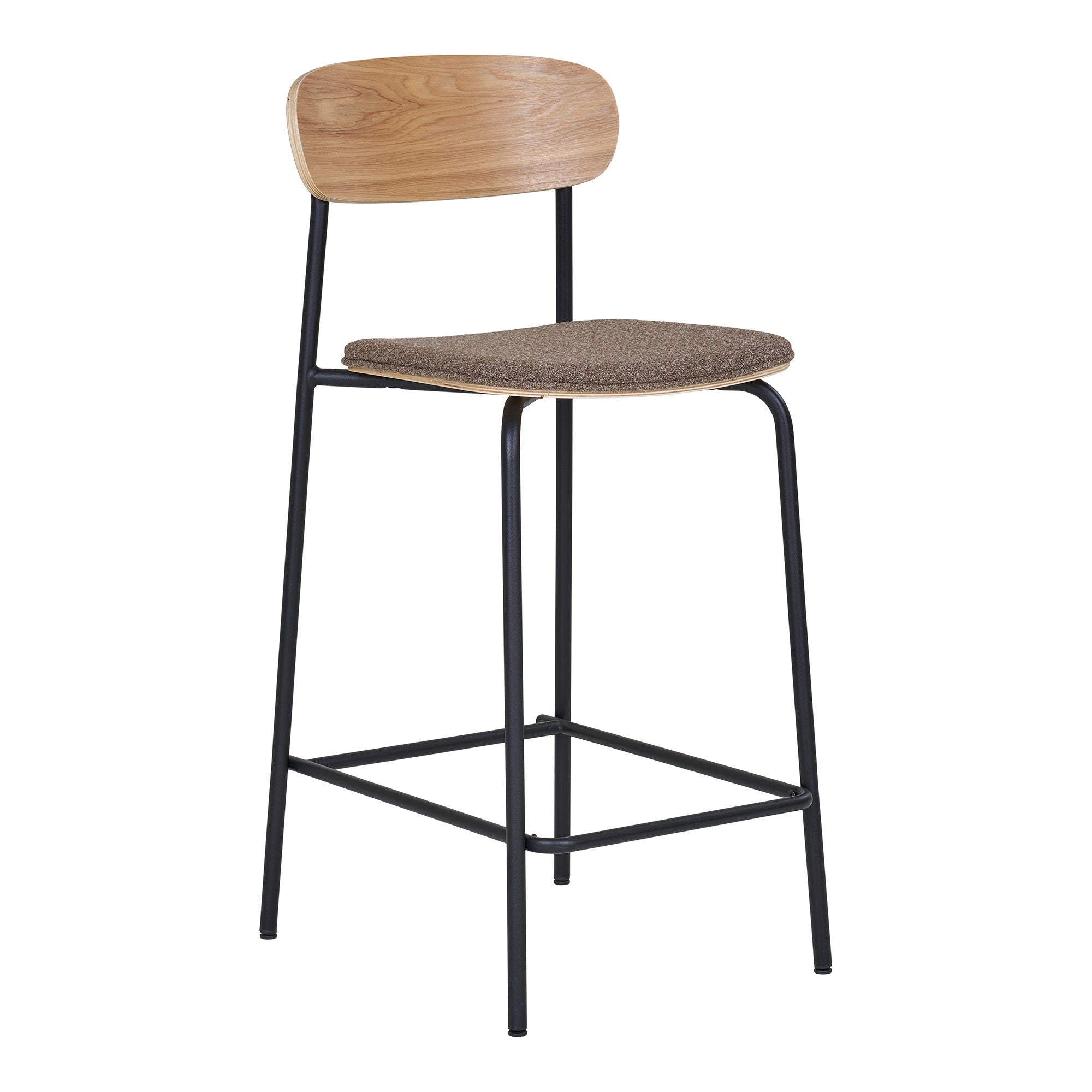 Estepona barstoel in ash wood, set van 2