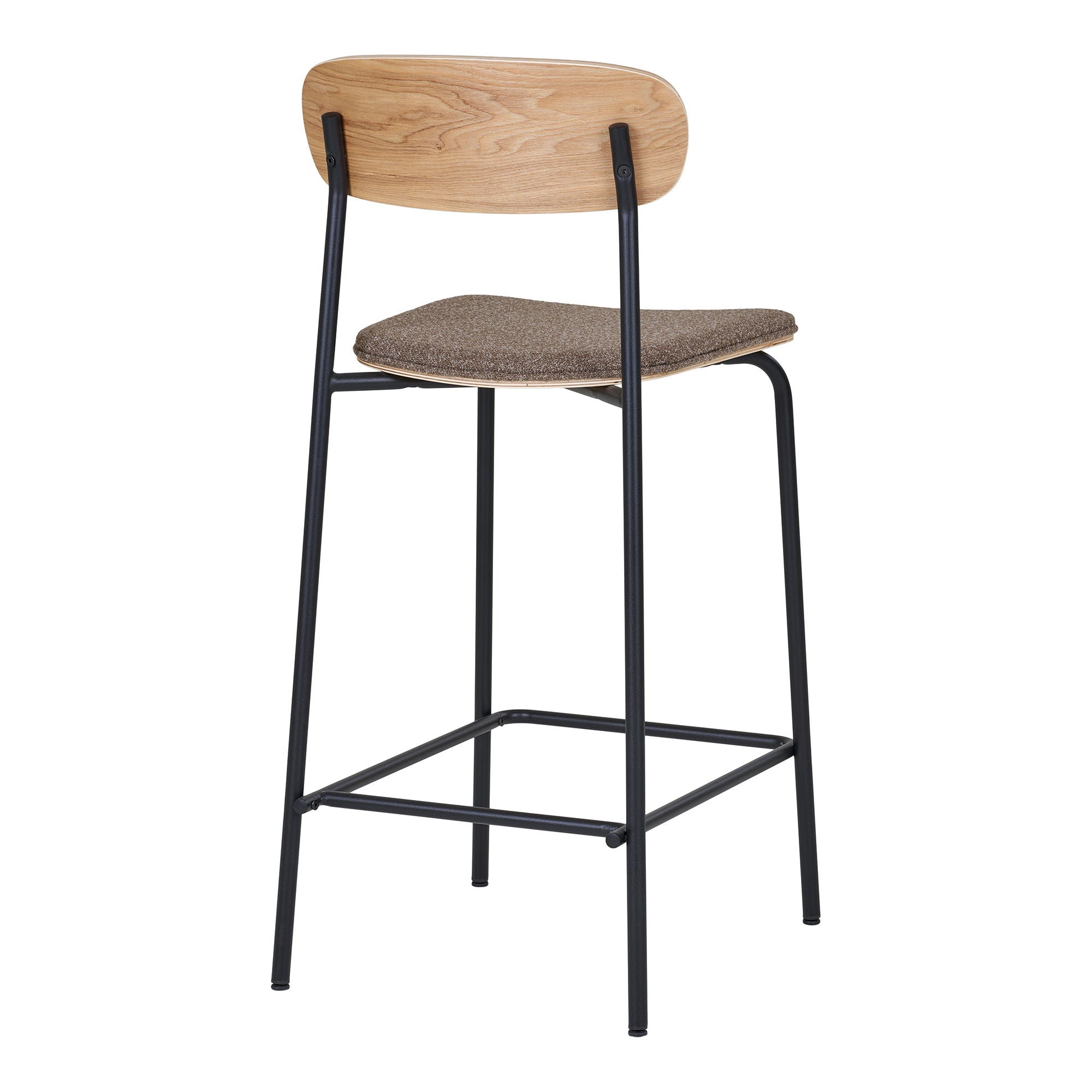 Estepona barstoel in ash wood, set van 2