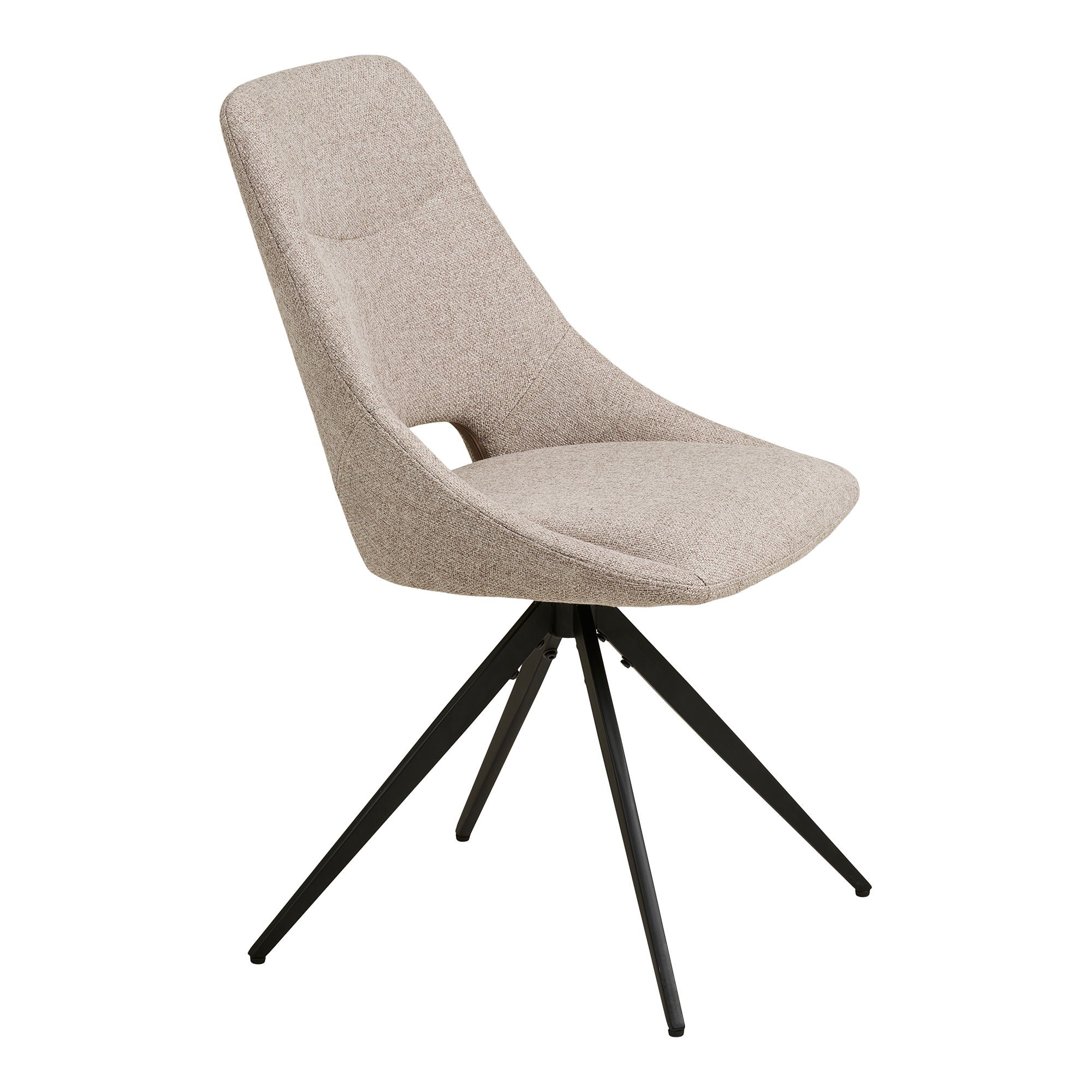 Dokka eetkamerstoel swivel, set van 2