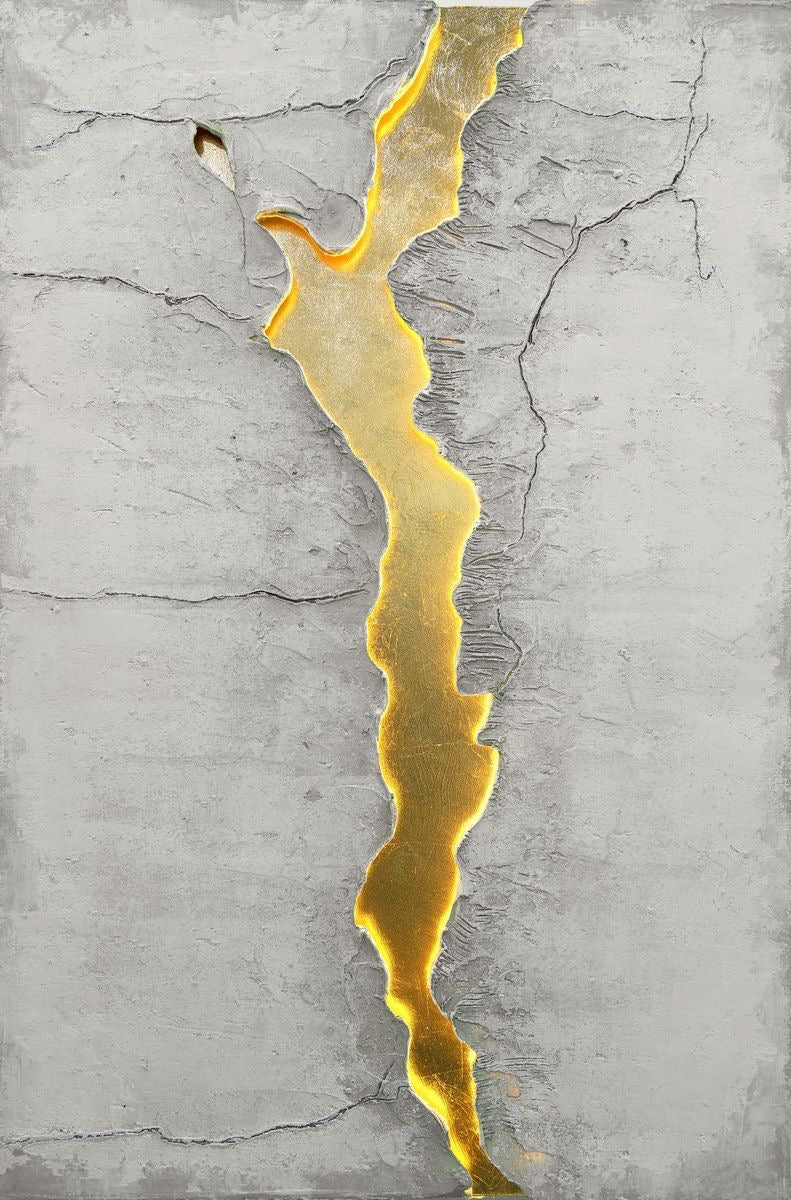 Schilderij Golden Rift