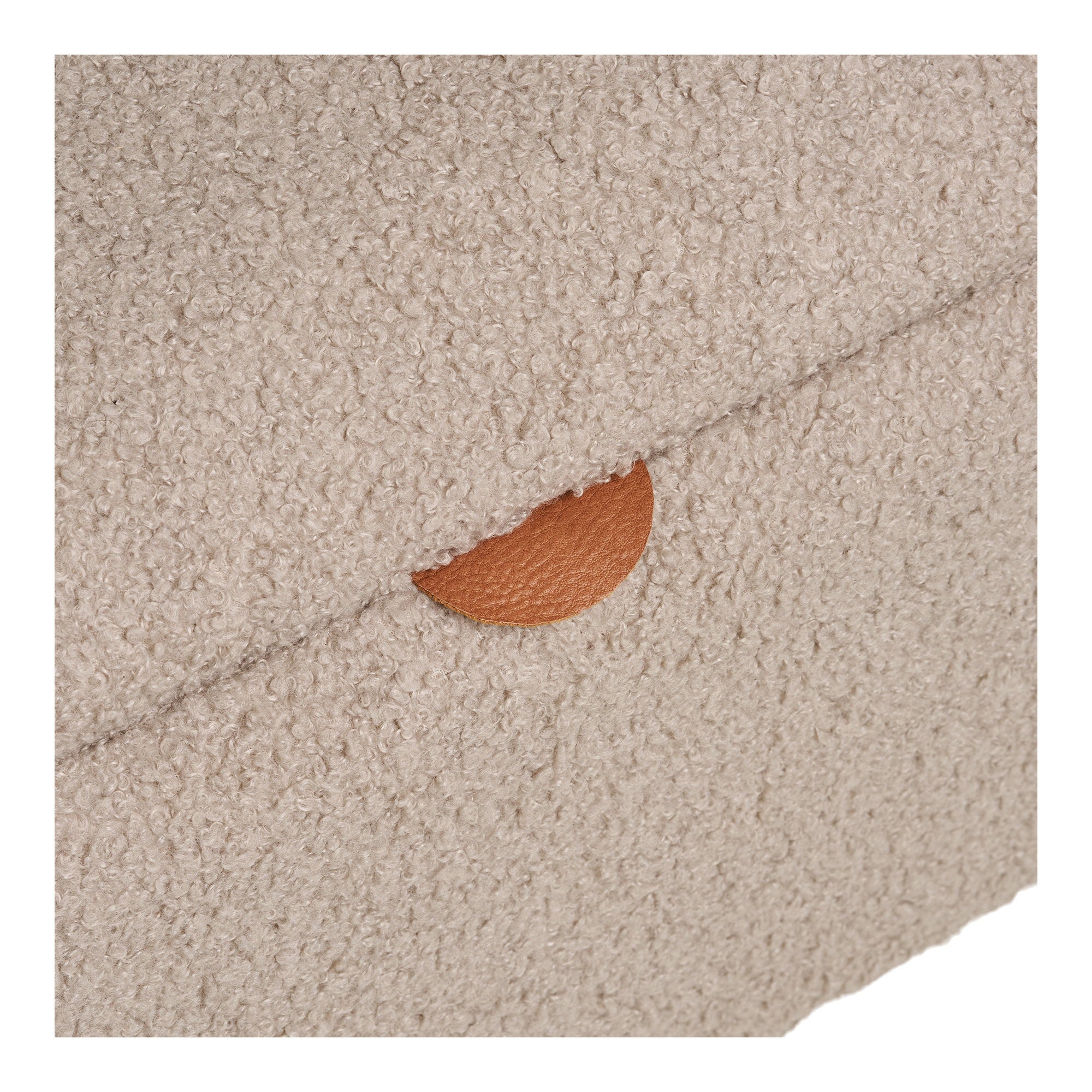 Harlow opbergbankje in bouclé 95x37x45 cm