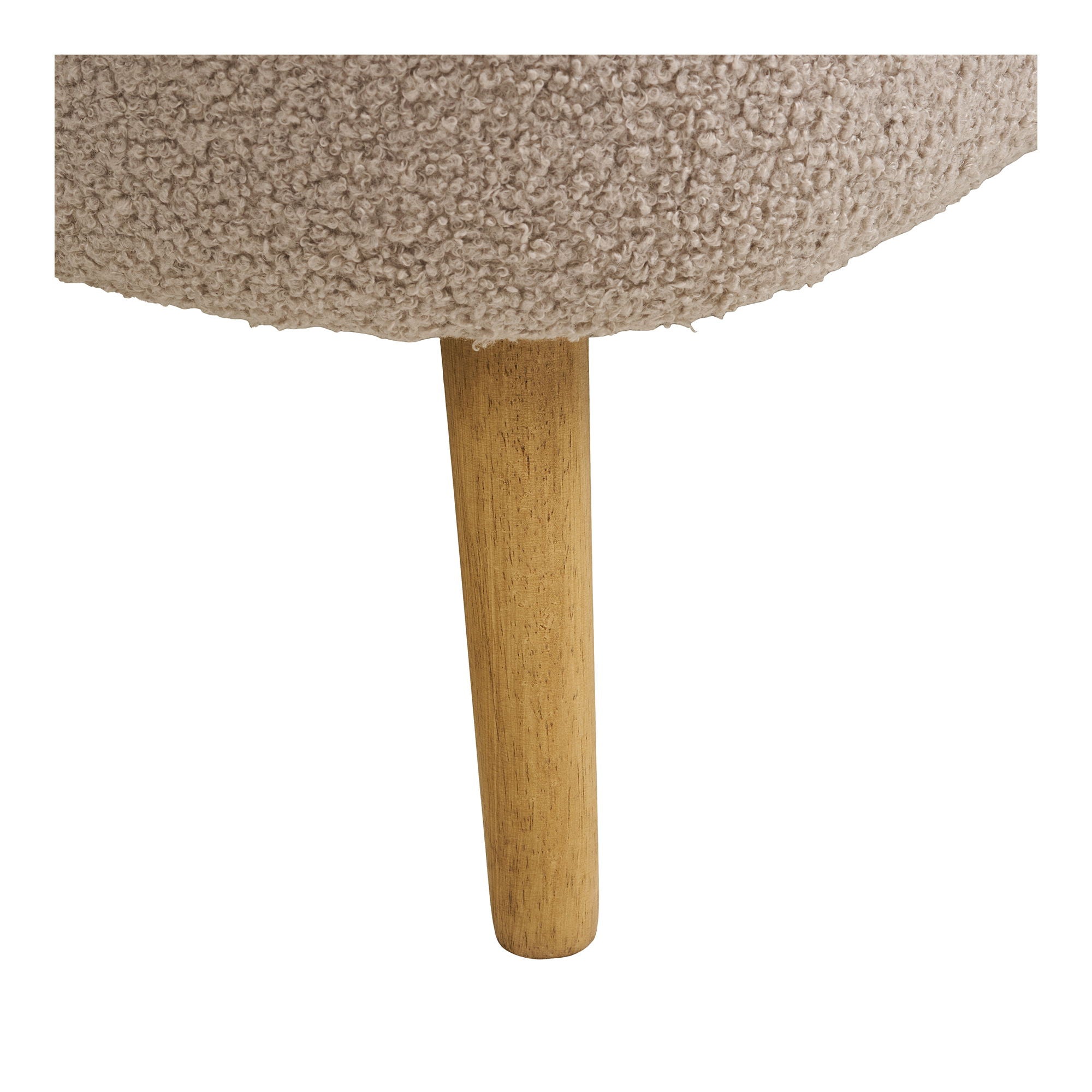 Harlow opbergbankje in bouclé 95x37x45 cm
