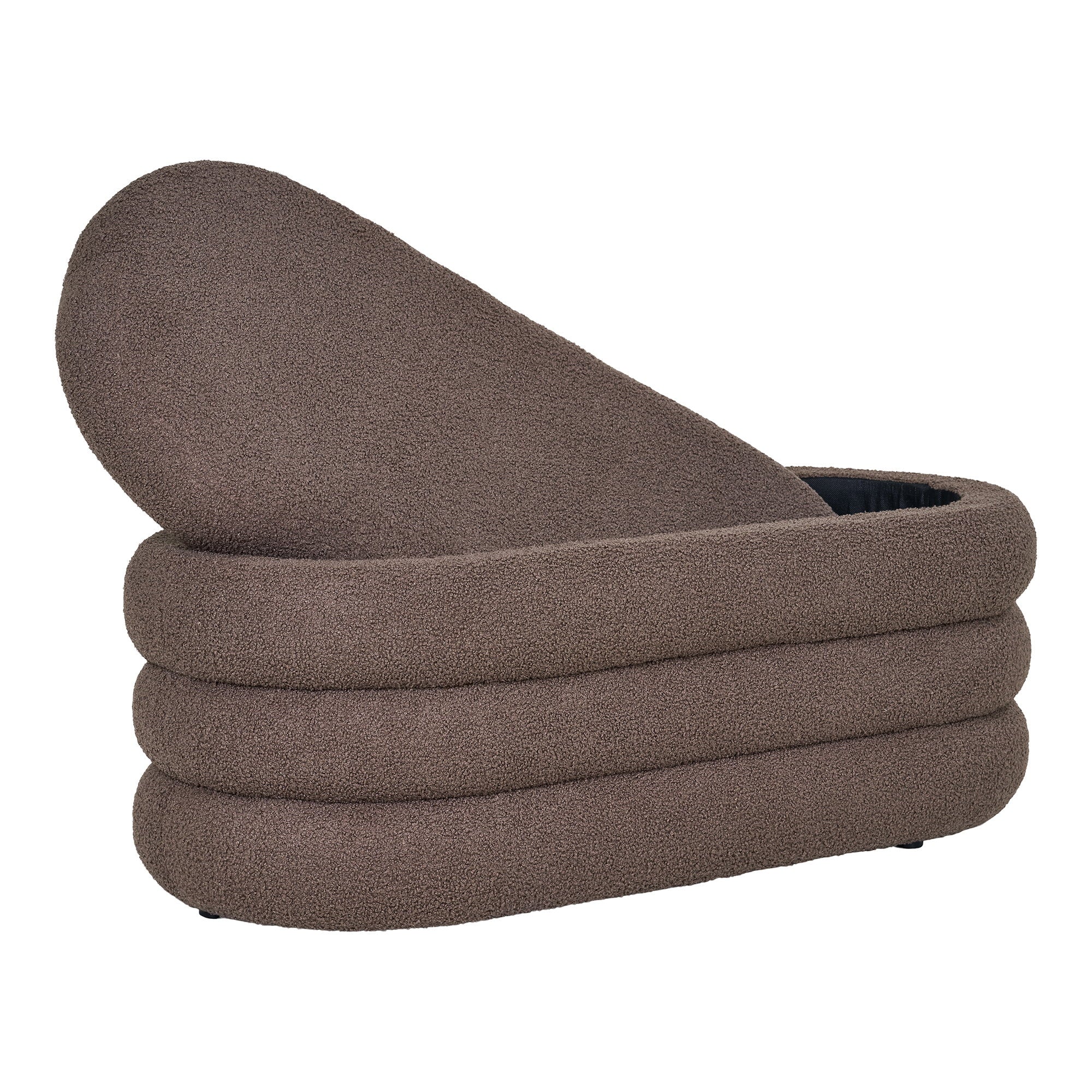 Dartford opbergbankje in Teddy 103x45x44 cm