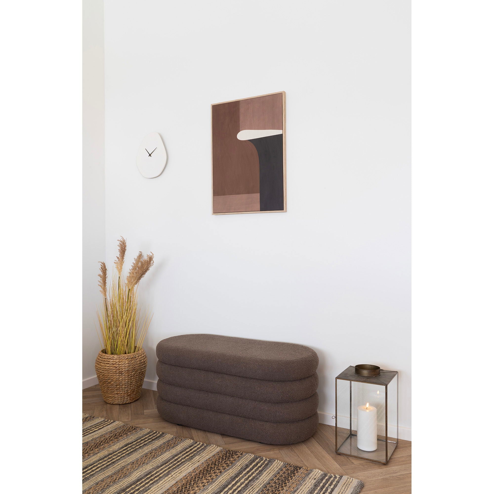 Dartford opbergbankje in Teddy 103x45x44 cm