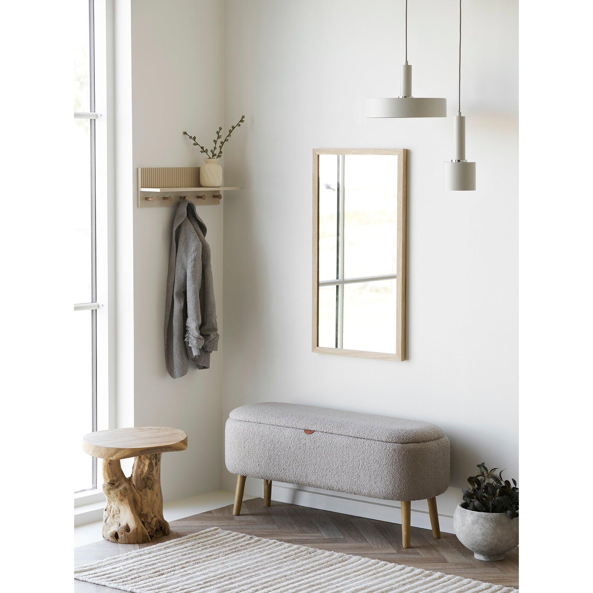 Palena bijzettafel natural ø40x45 cm