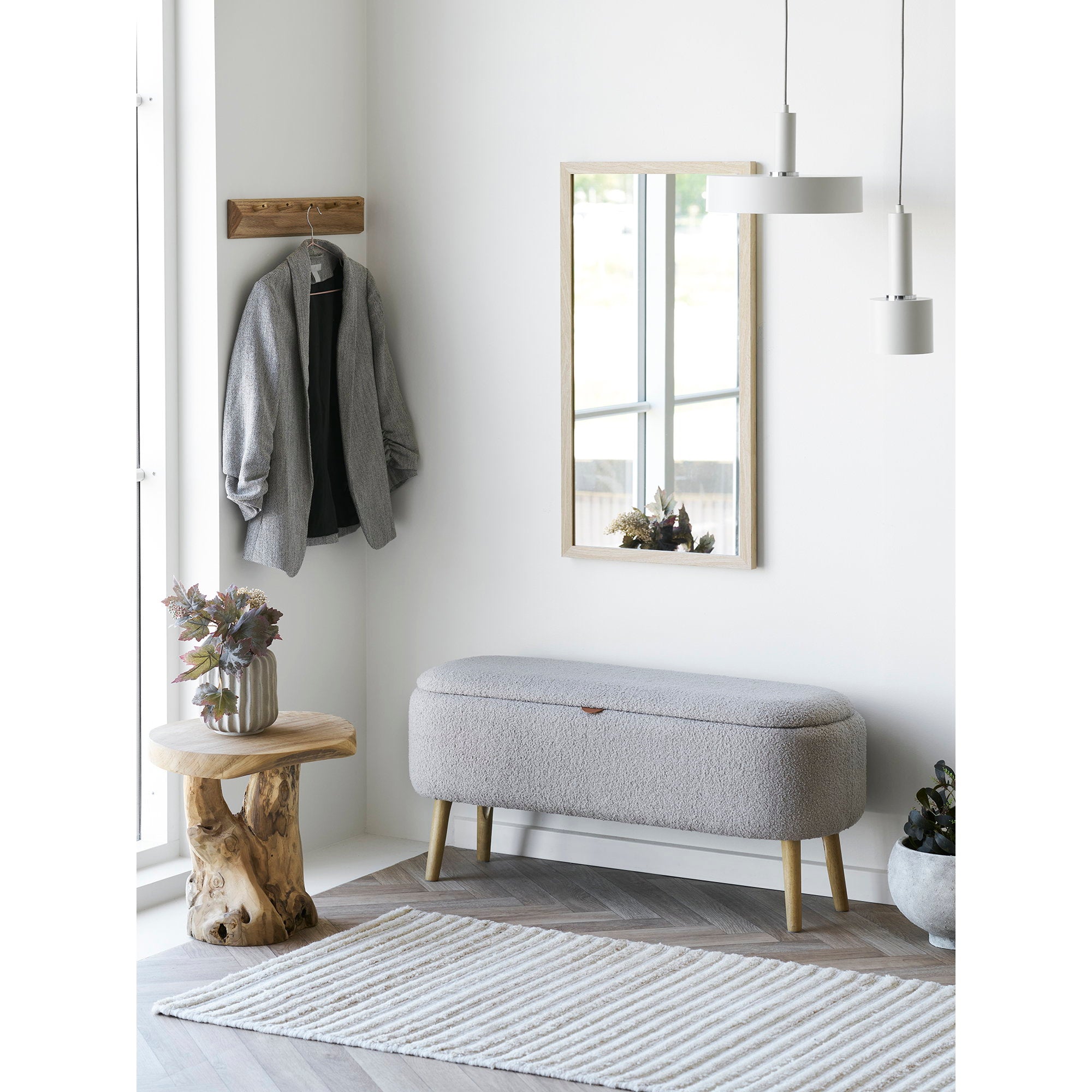 Palena bijzettafel natural ø40x45 cm