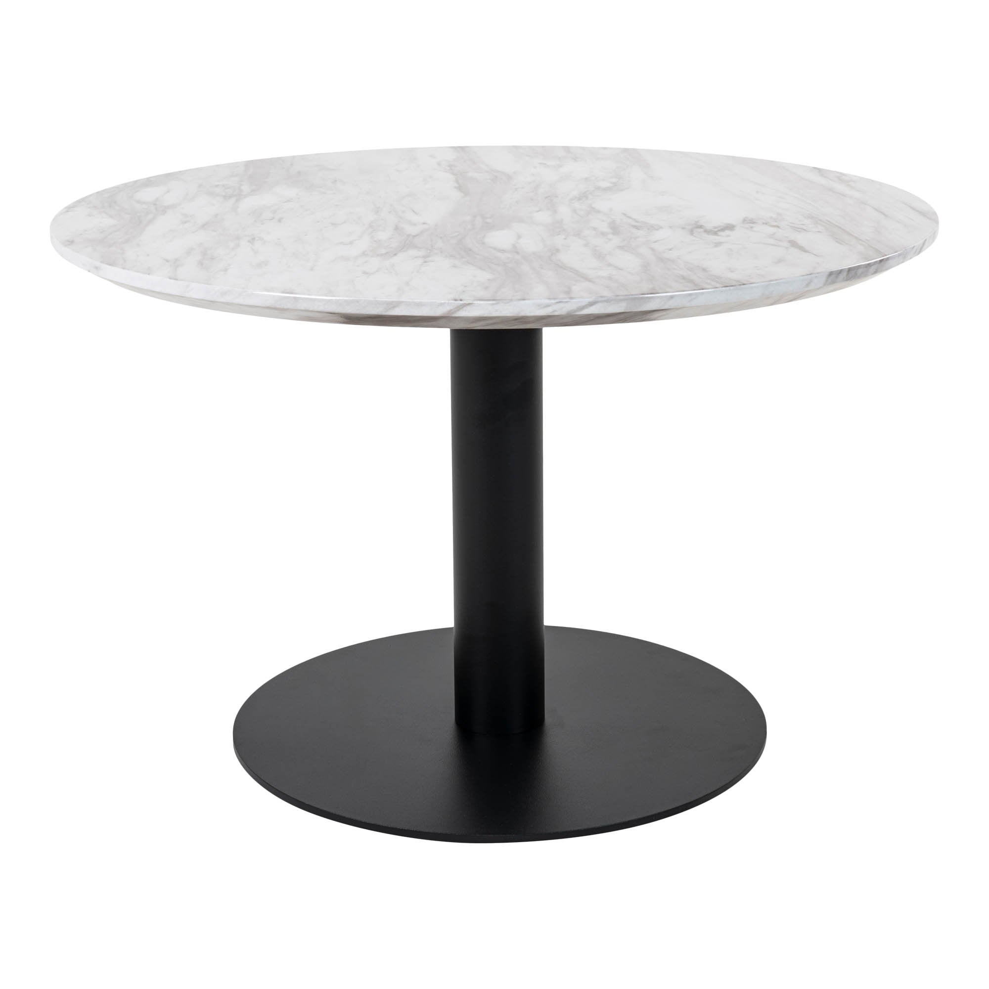 Bolzano salontafel met marmerlook, ø70x45 cm