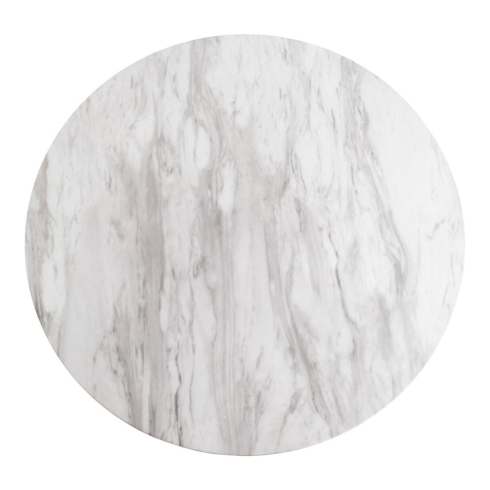 Bolzano salontafel met marmerlook, ø70x45 cm