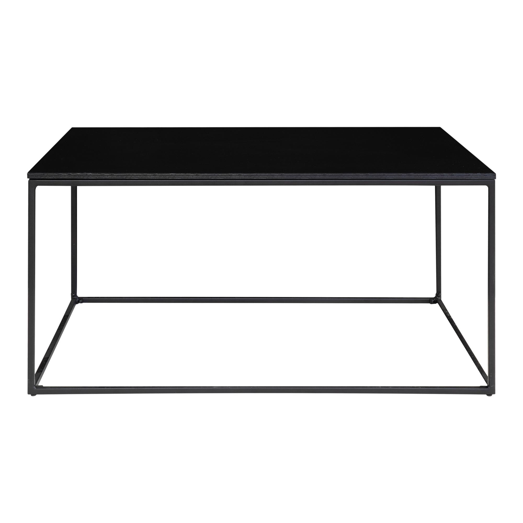 Vita salontafel met zwarte frame, 60x90x45 cm