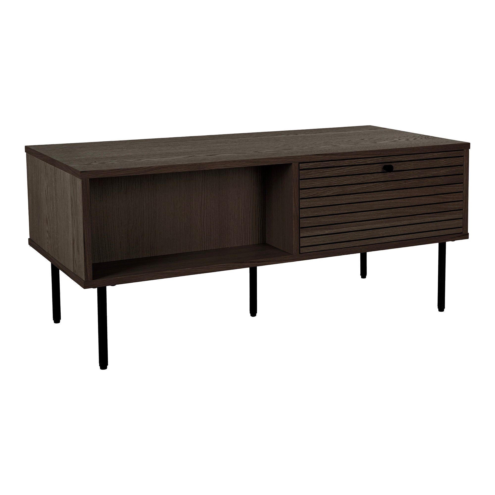 Kyoto salontafel met lades in hout, 50x100x45 cm