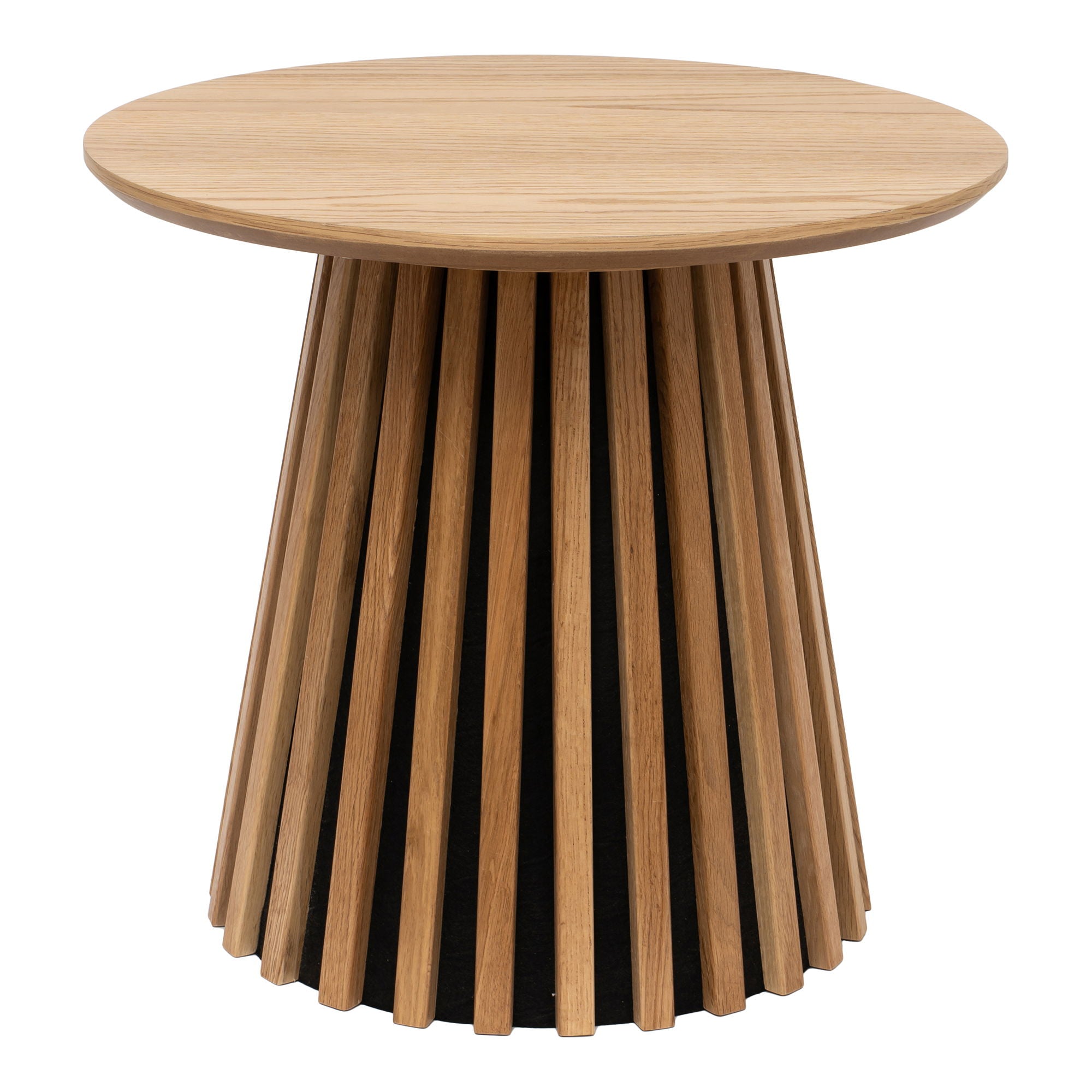 Osaka bijzettafel, oak veneer ø50x45 cm