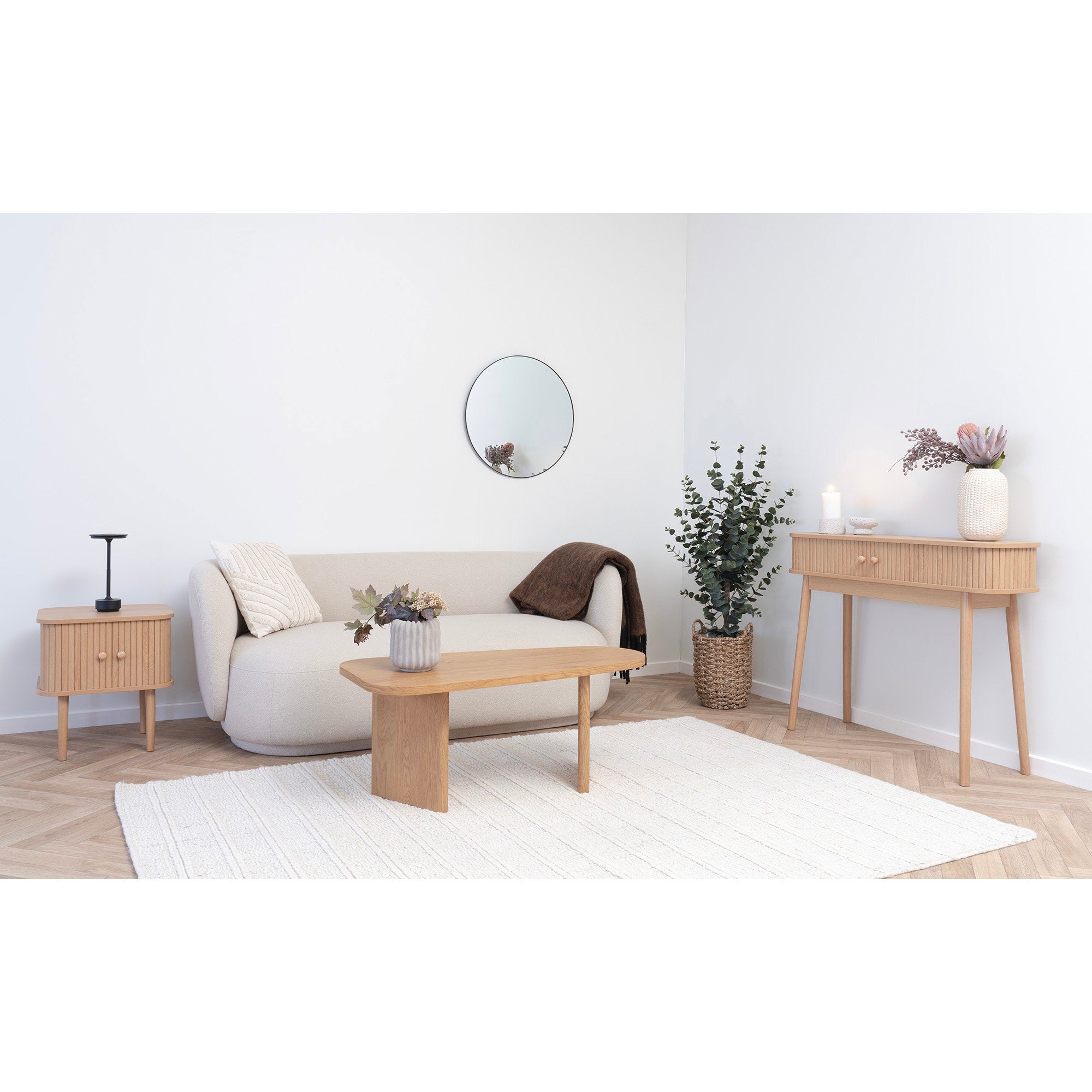 Melo salontafel in natural, 50x100x41 cm