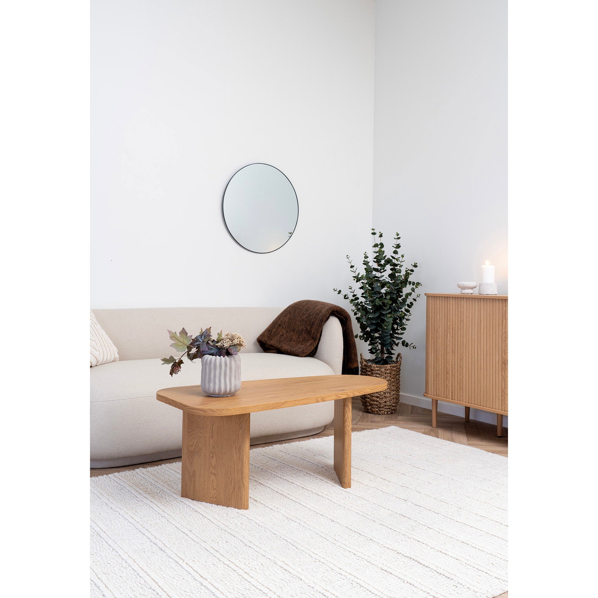 Melo salontafel in natural, 50x100x41 cm