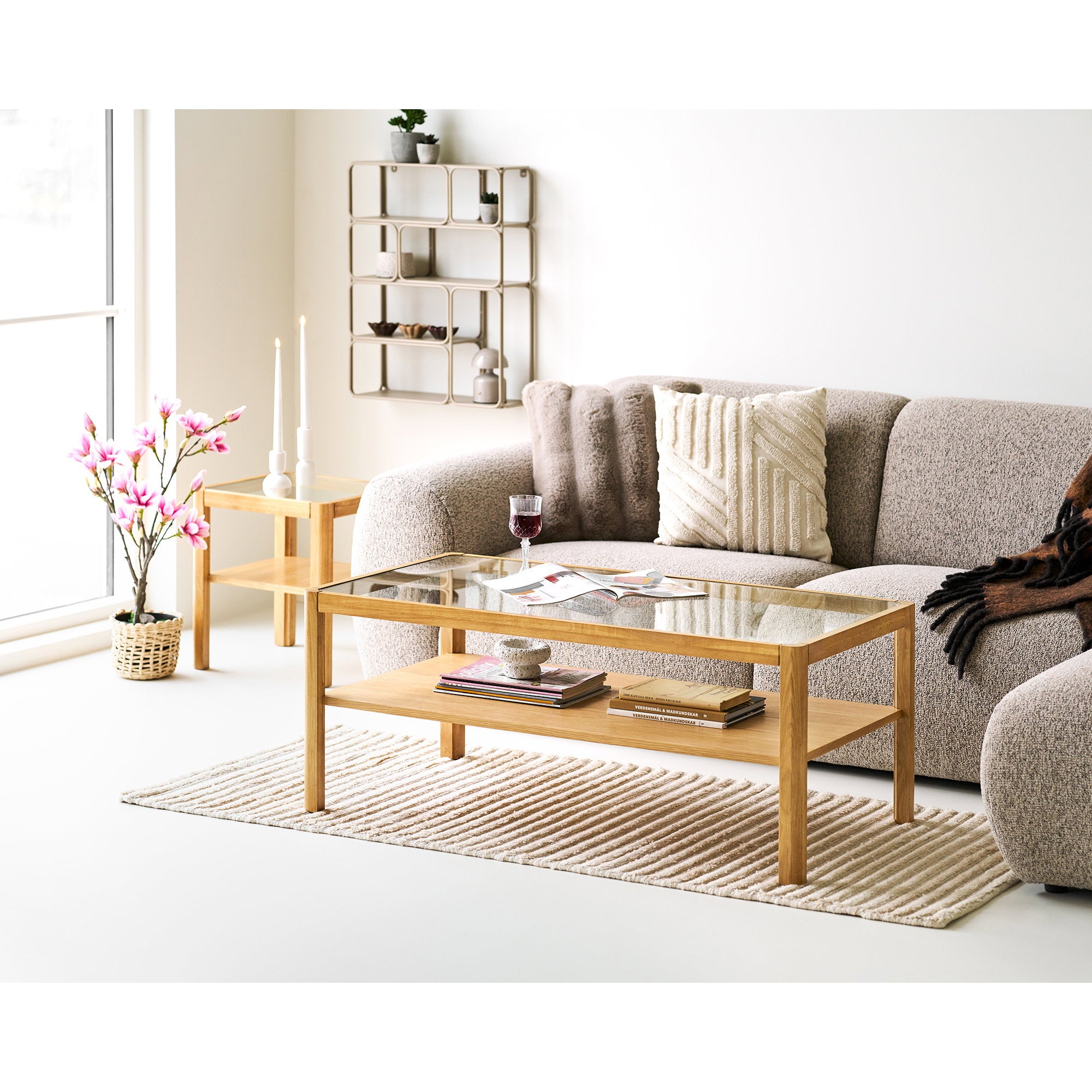 Lourmarin salontafel in Naturel oak, 110x60x45 cm