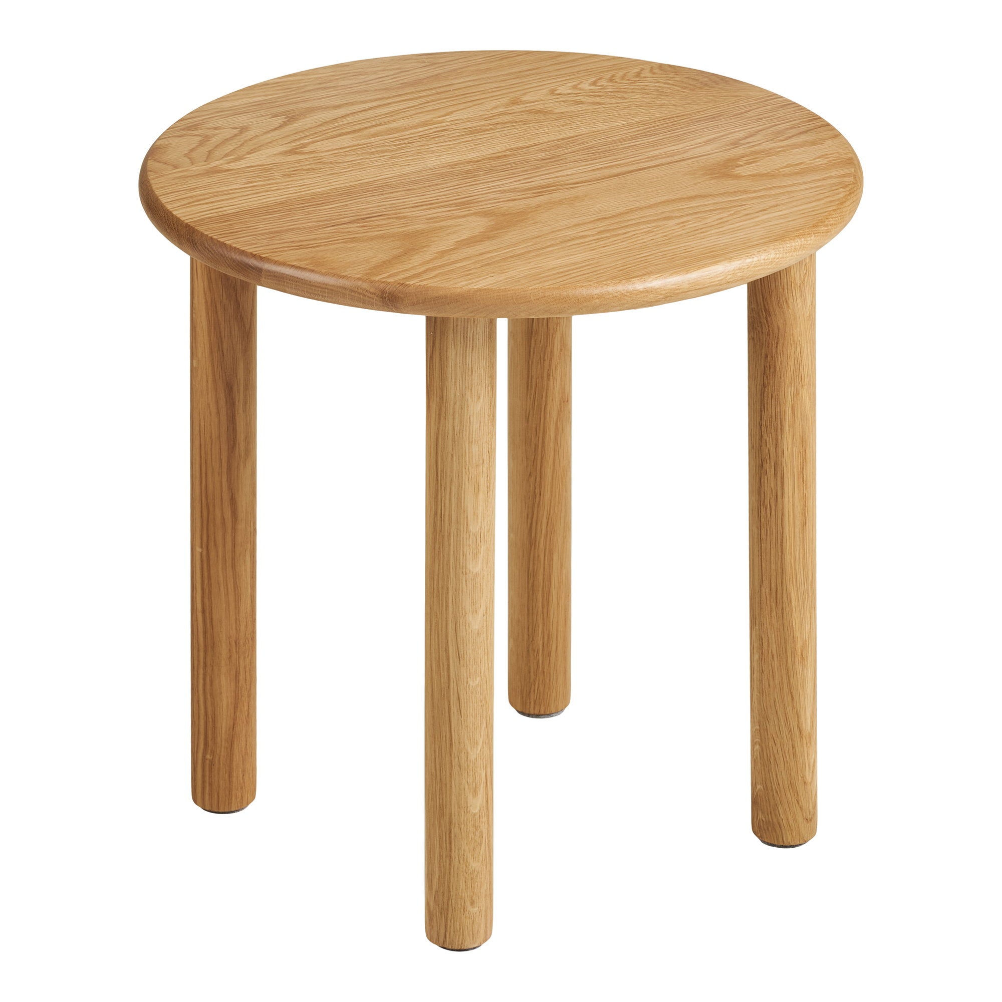 Jena bijzettafel in oak, natural ø40X40cm