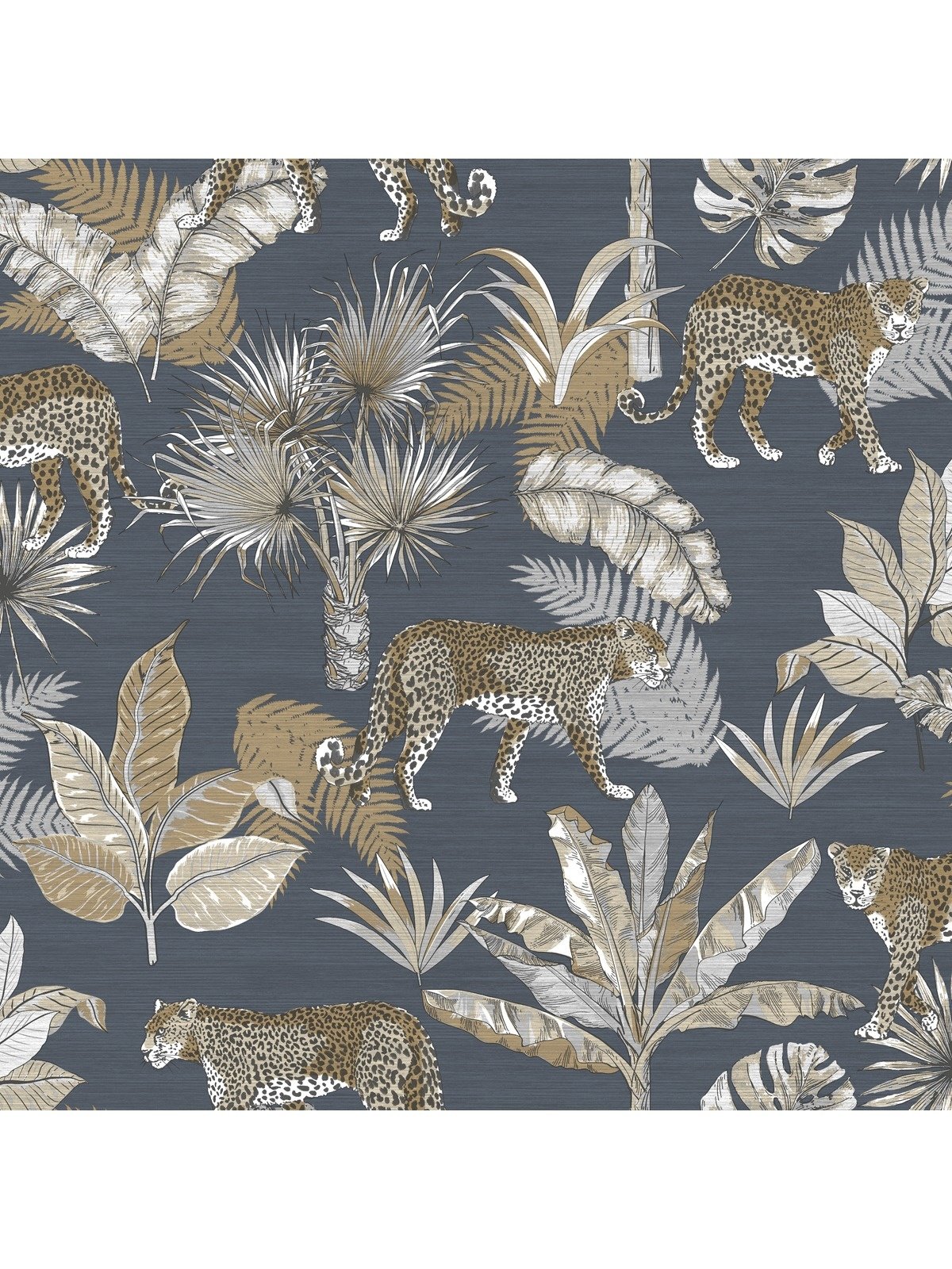 Behang Jungle Fever Leopard zwart/beige
