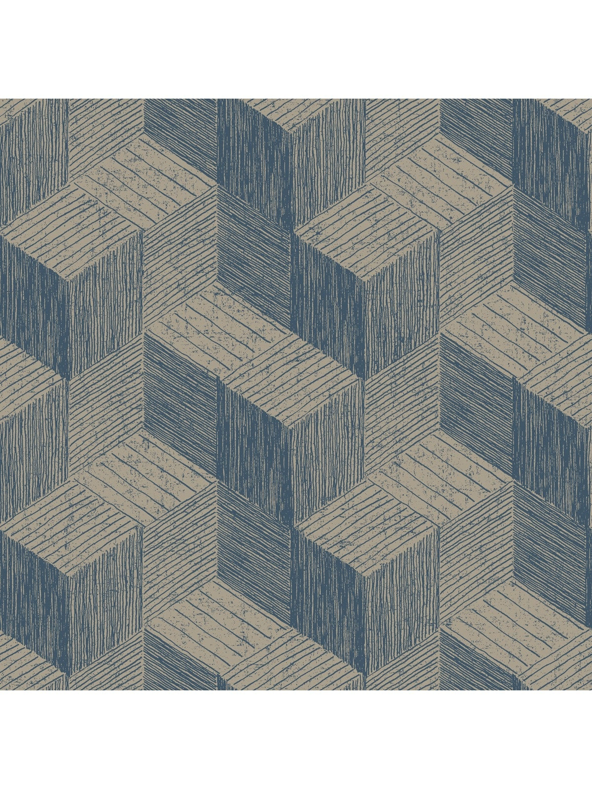 Behang Jungle Fever Freno blauw/goud