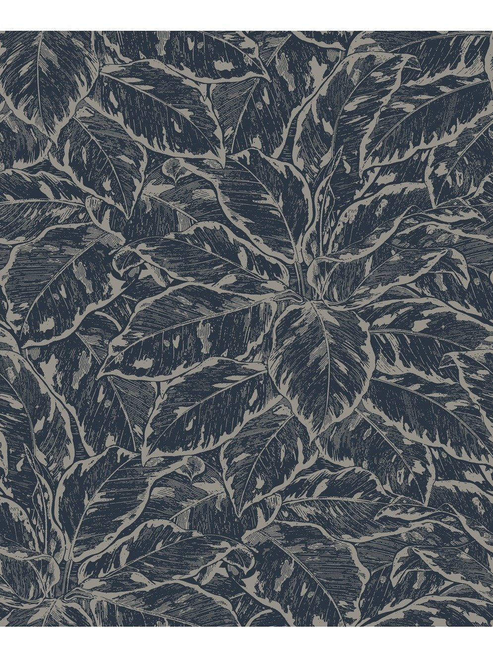 Behang Jungle Fever Lucera zwart/zilver