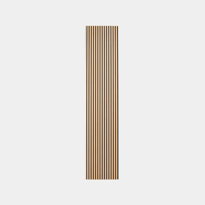 Akoestische paneel - 3 Teak 60 x250 cm