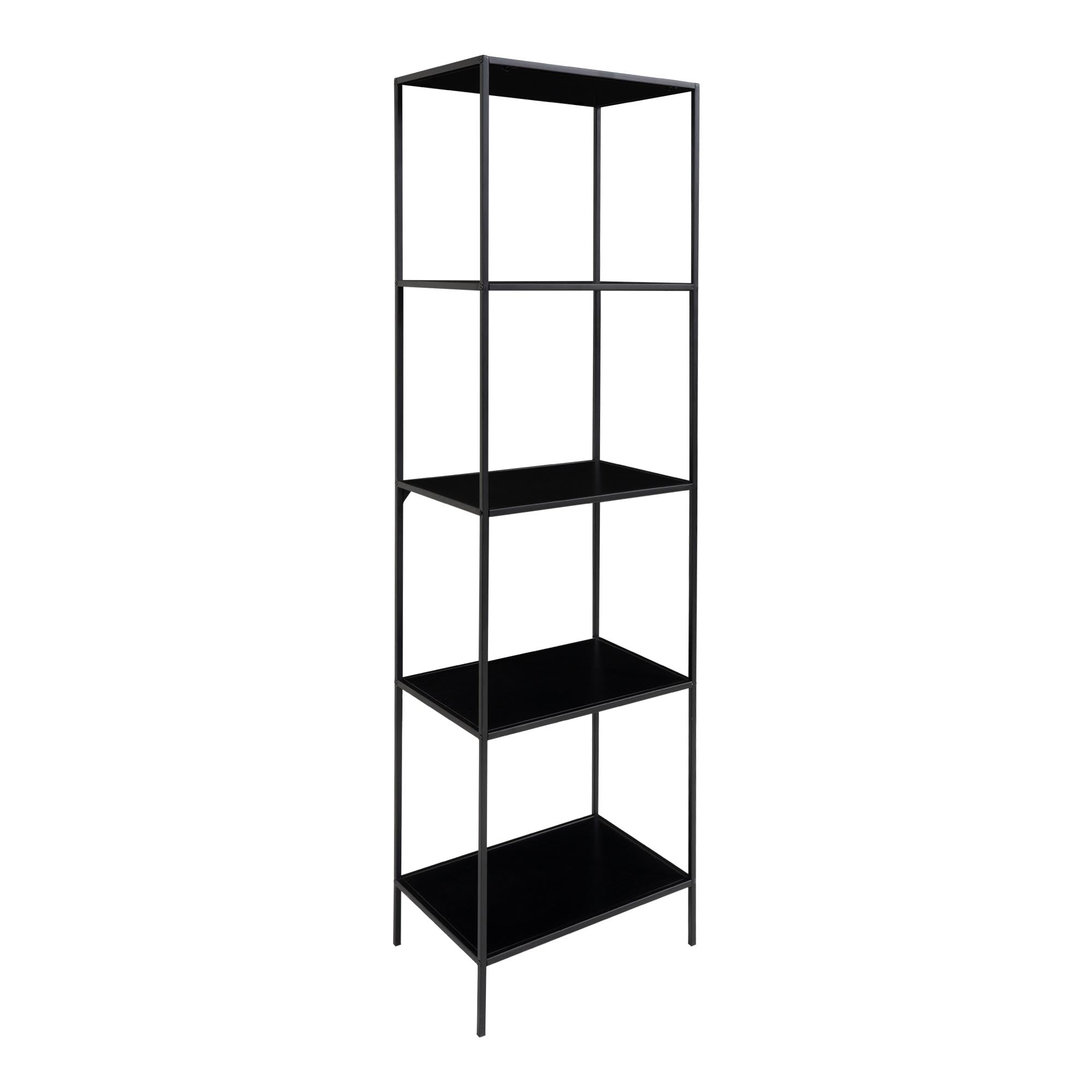 Vita wandplanken zwart 51x36x170 cm