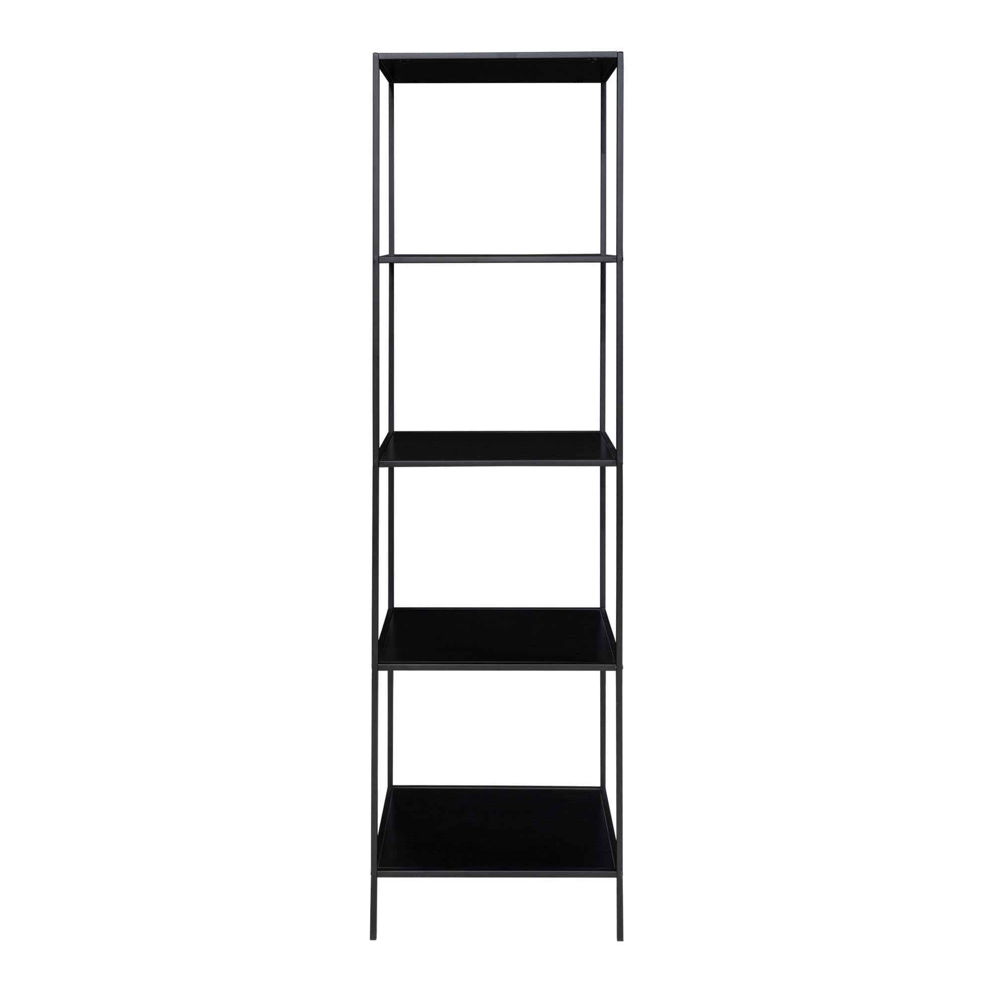 Vita wandplanken zwart 51x36x170 cm