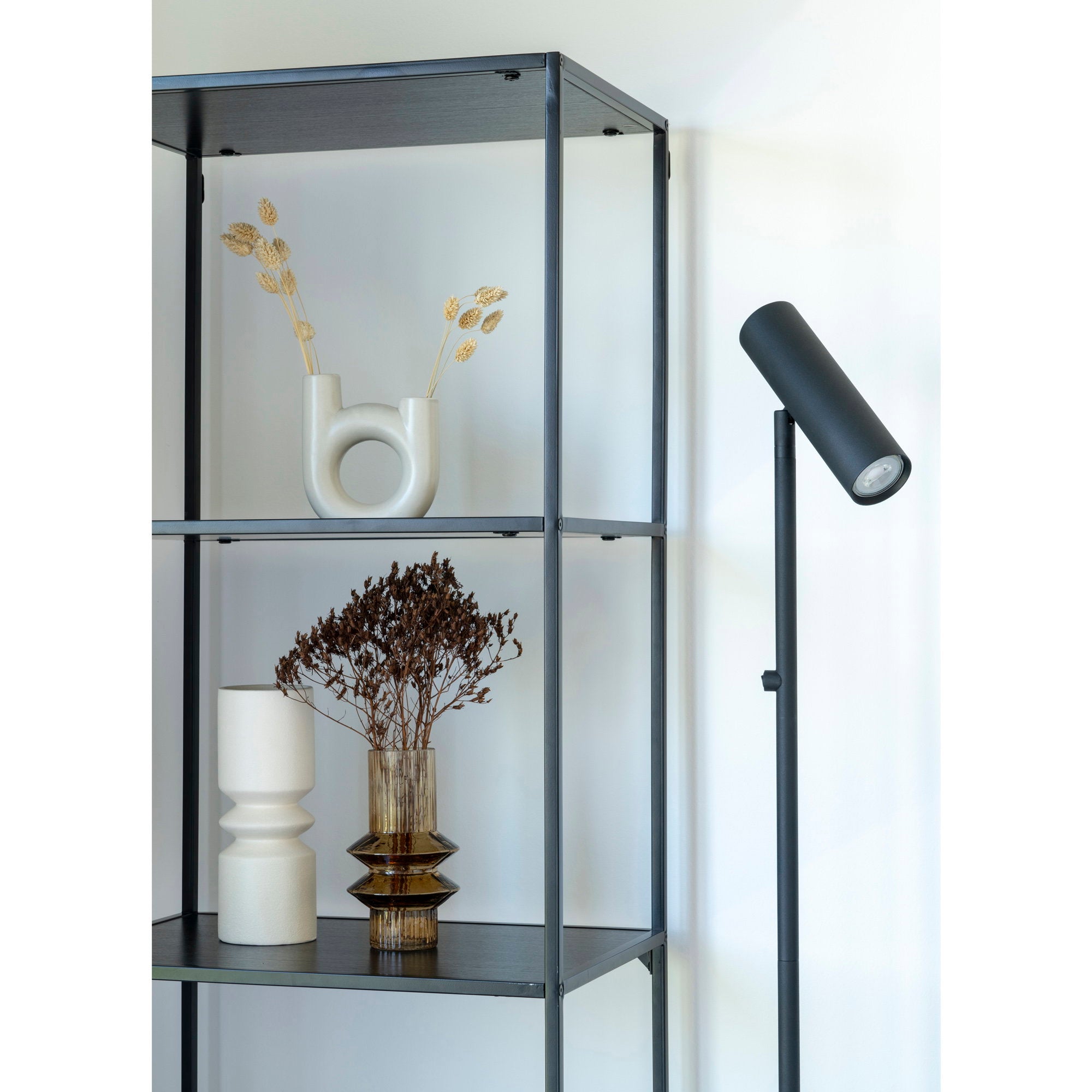 Vita wandplanken zwart 51x36x170 cm
