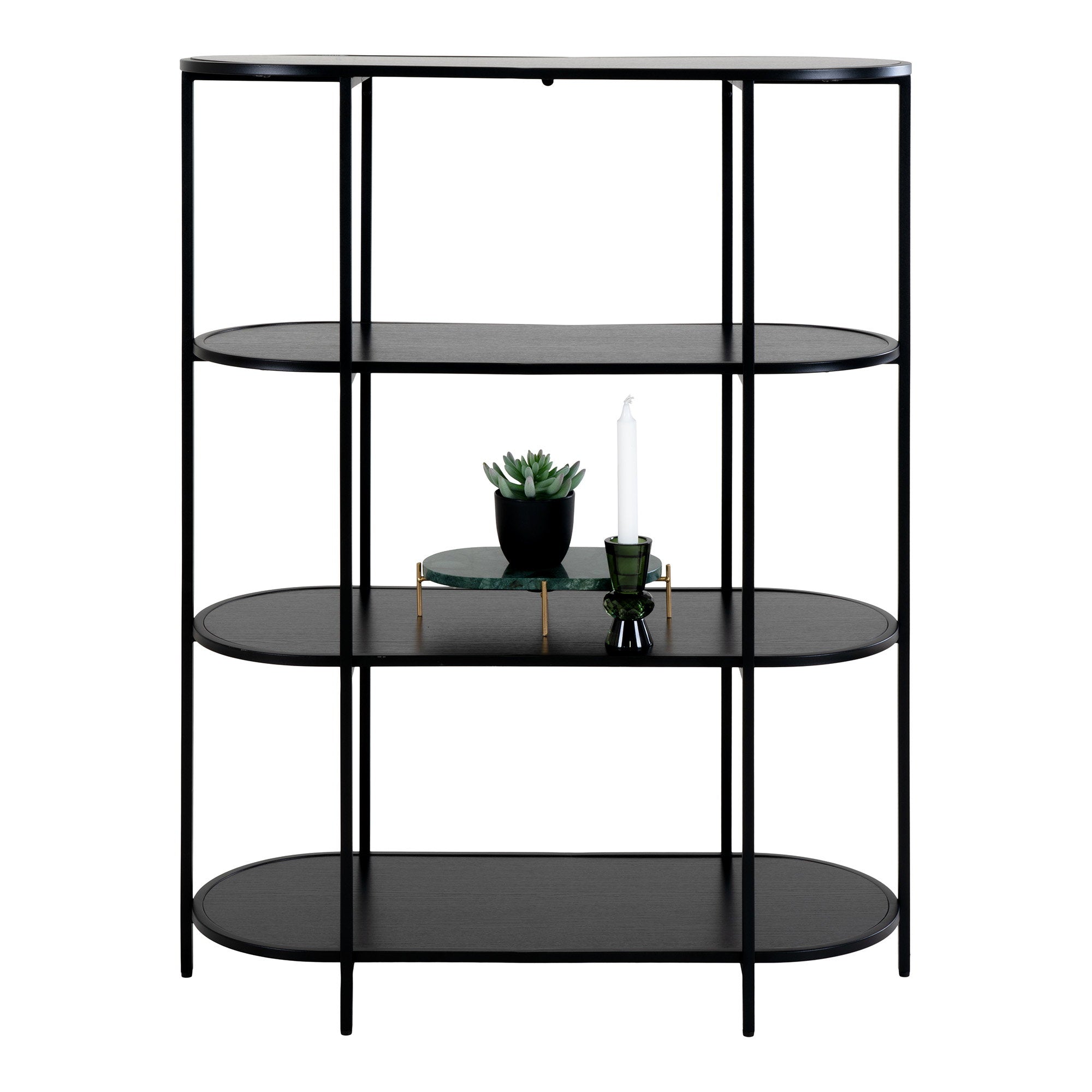 Vita wandplanken zwart 85x36x111 cm