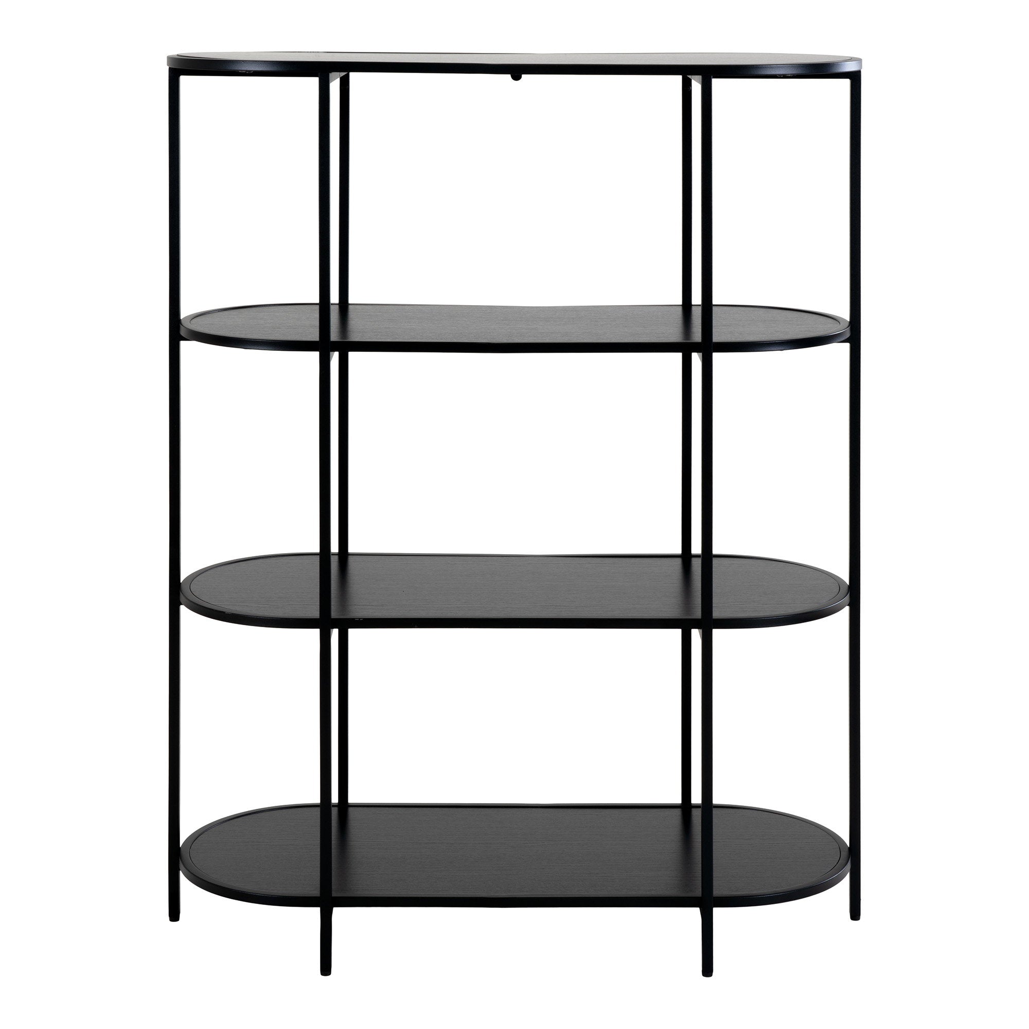 Vita wandplanken zwart 85x36x111 cm