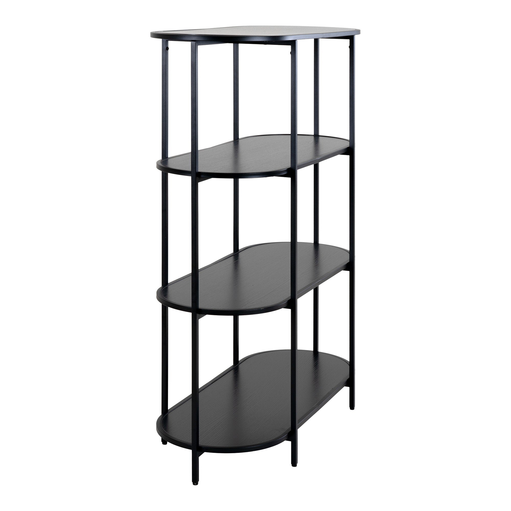 Vita wandplanken zwart 85x36x111 cm