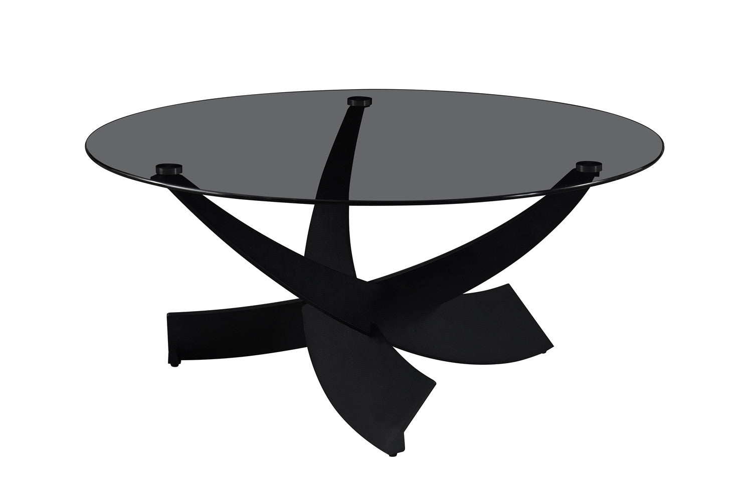Salontafel Weston Grijs helder glas