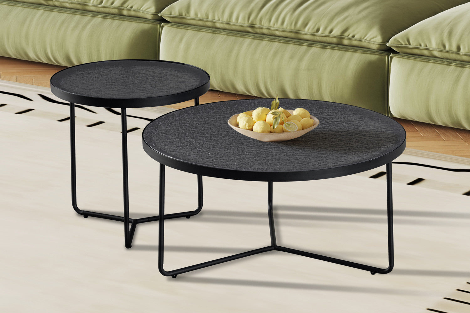 Salontafel Melia Grijs Glas