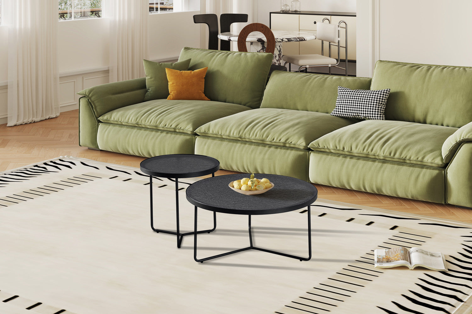 Salontafel Melia Grijs Glas