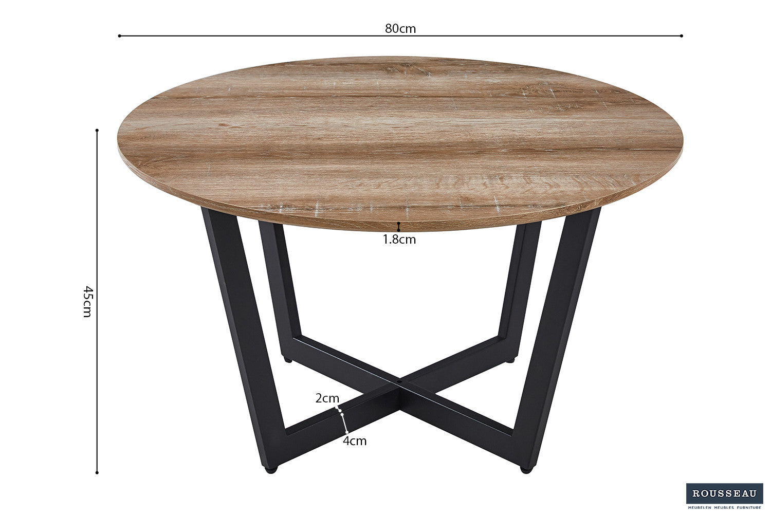Salontafel 'Paso 3' Decor Oude Eik