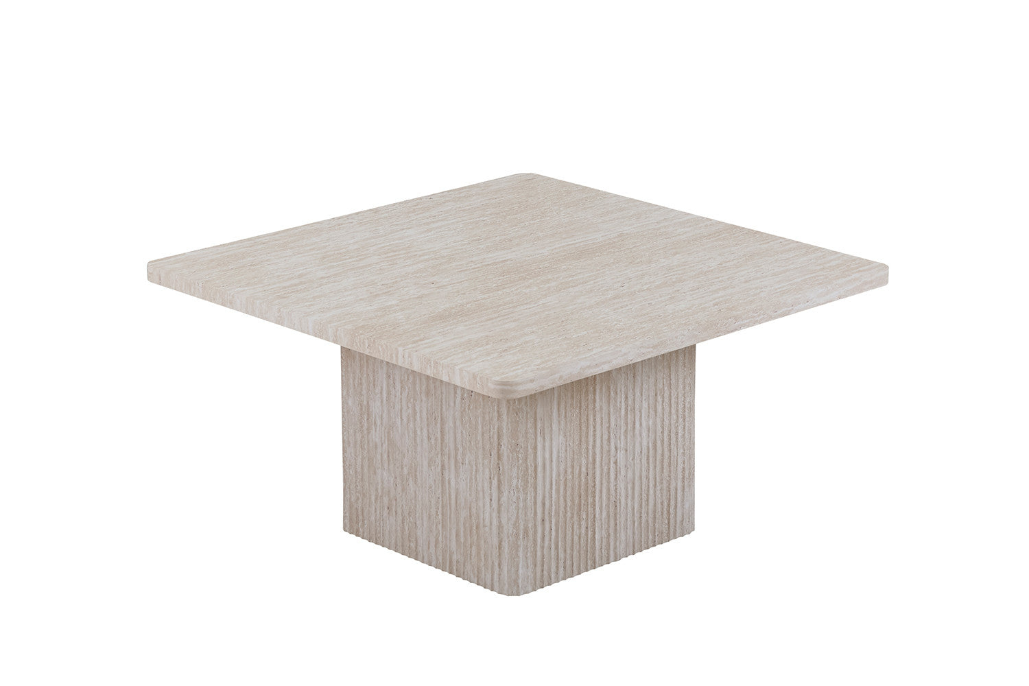 Set van 2 Salontafels 'Bobby' Decor travertin Beige