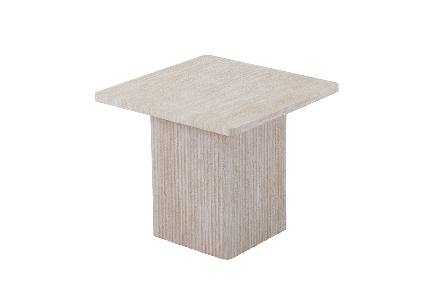 Set van 2 Salontafels 'Bobby' Decor travertin Beige