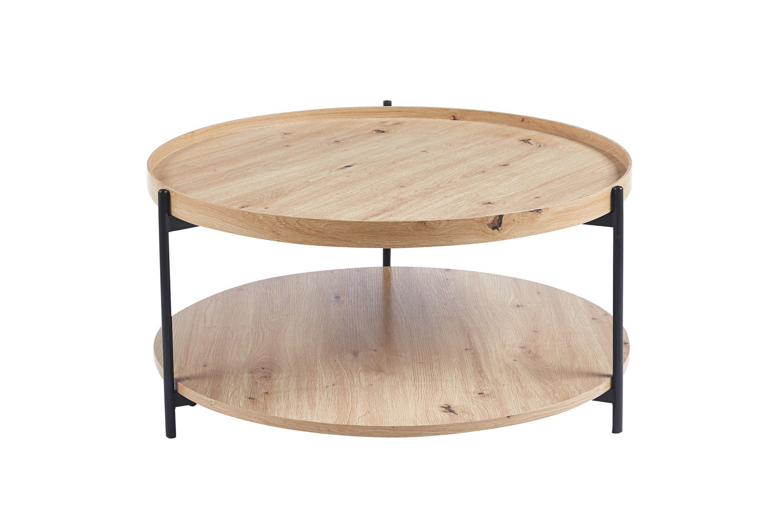 Salontafel Dalina 80 cm Oude eik