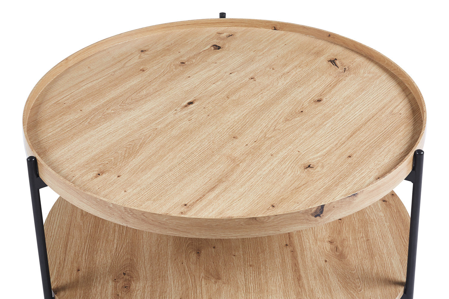 Salontafel Dalina 80 cm Oude eik