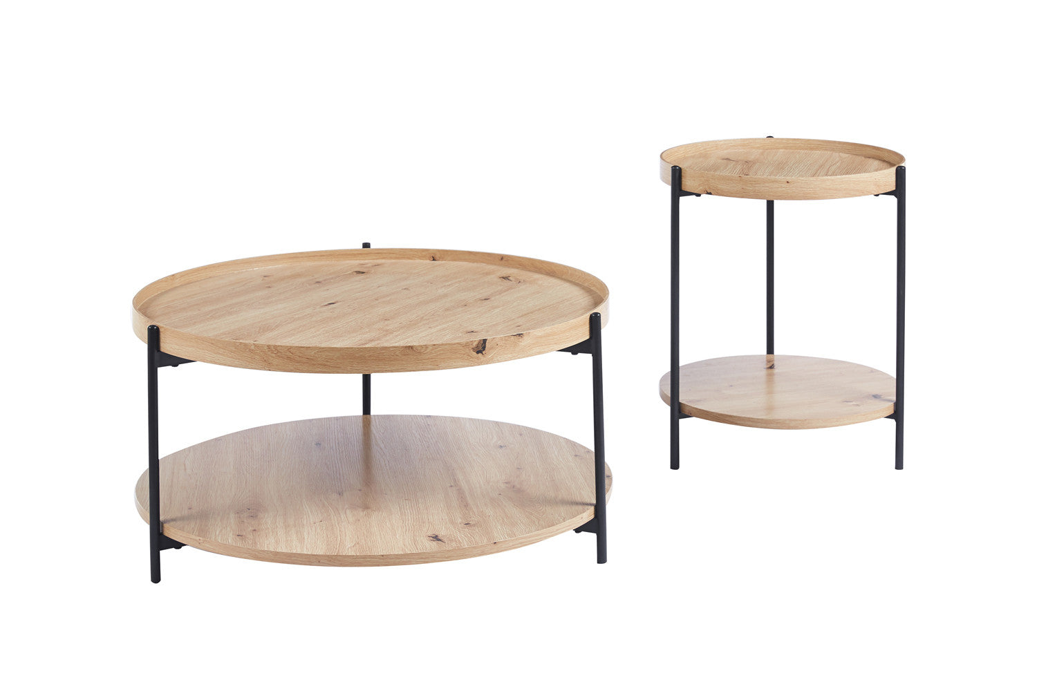 Salontafel 'Dalina' 45 cm Decor Oude eik