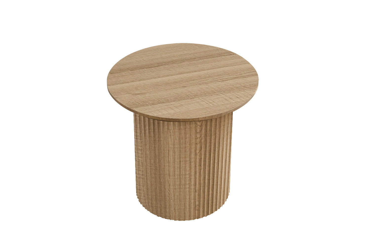 Salontafel 'Lagos' 50 cm Rond Decor Eik Naturel