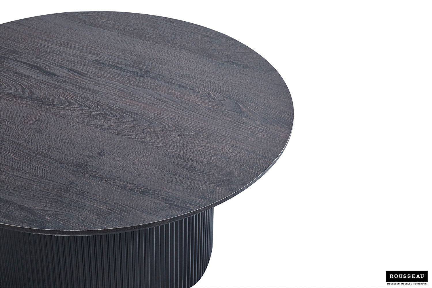 Salontafel 'Lagos' 80 cm Rond Decor Donkerbruin