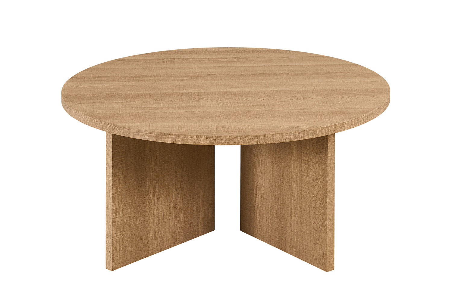 Salontafel 'Drasir' Rond Decor Eik Naturel