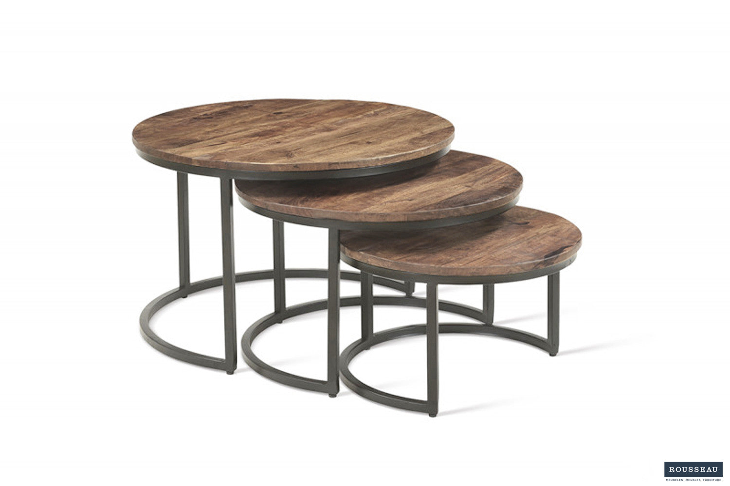 Salontafel 'Arnod' 3-delig Mango hout