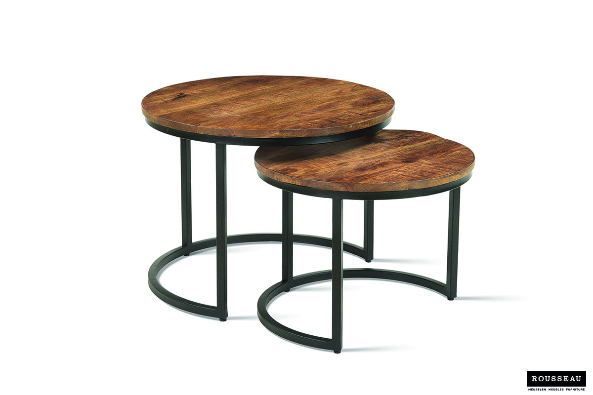 Salontafel 'Goja' 2-delig Mango hout