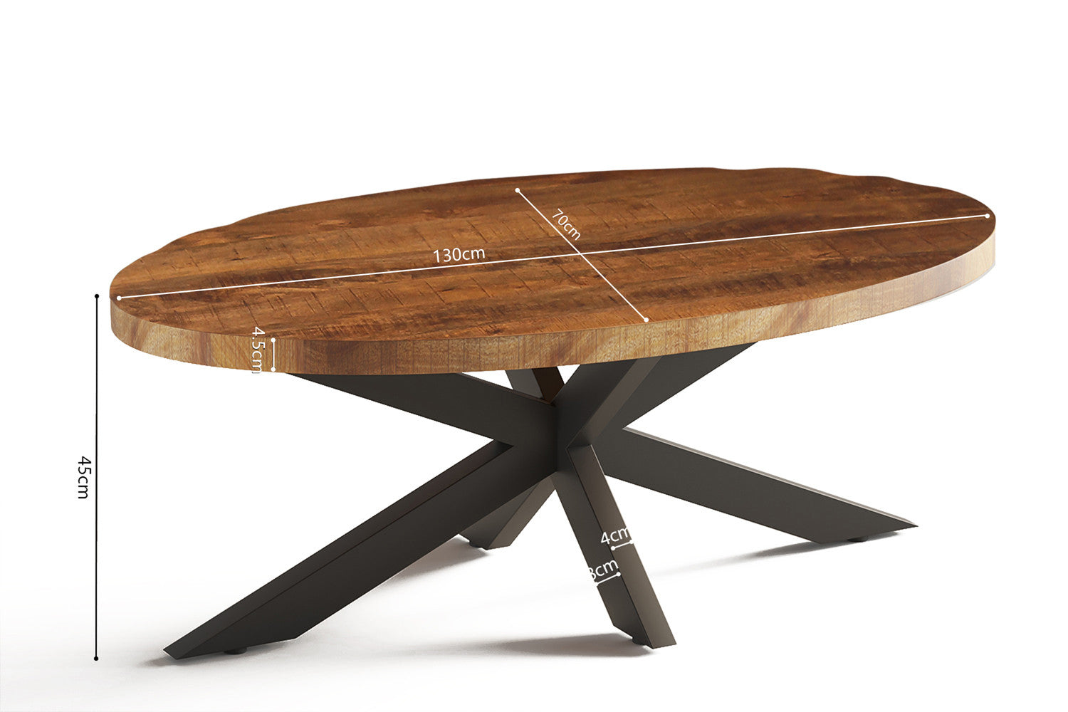 Salontafel Madeira Ovaal Mango hout