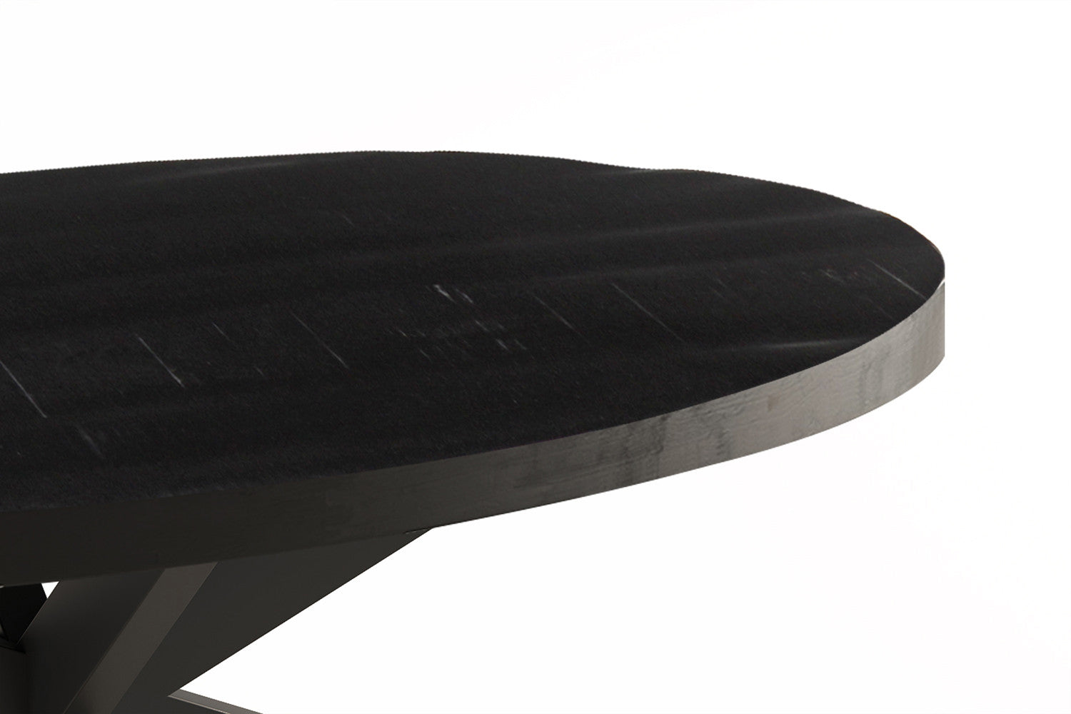 Salontafel Madeira Ovaal Mango hout zwart