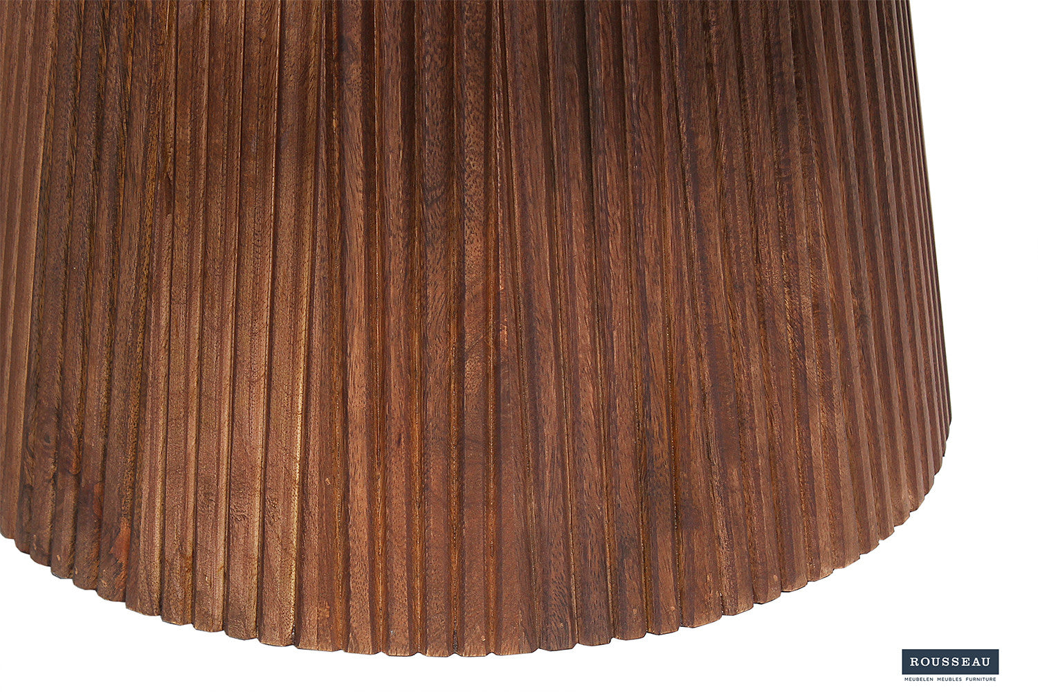 Salontafel 'Miguel' 80 cm Rond Mango hout Lichtbruin